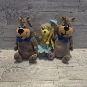 Boo Boo And Cindy Plush Stuffed Animal Toys Hanna Barbera Cartoon‎